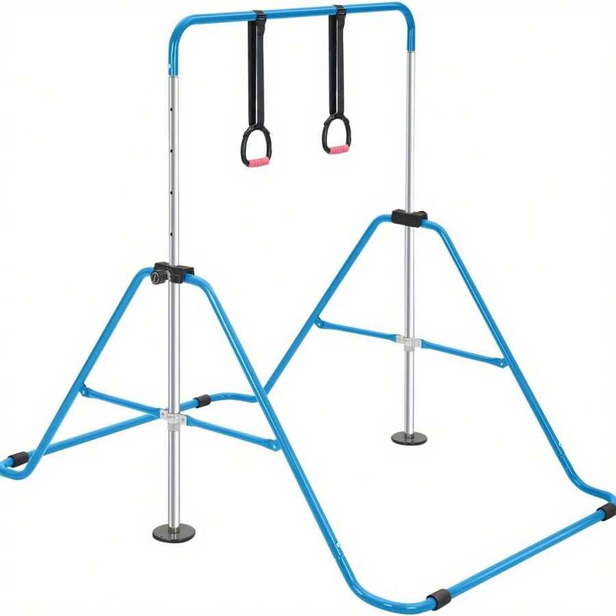 Gymnastics Bar,Adjustable Gymnastics Bar Training Kip Bar Gymnastics Equipment For Home - Blue - View 1