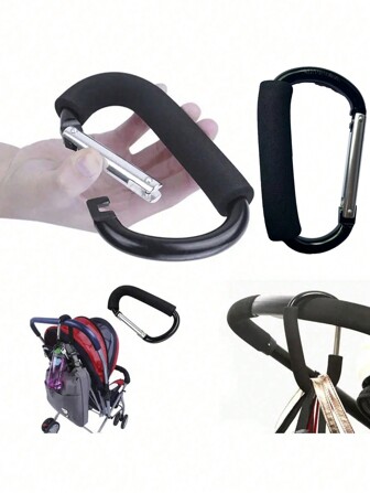 1pc D-Shaped Stroller Hook, Baby Carriage Accessories