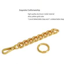 Acessórios Extensor de Corrente de Carteira de Metal, Extensor de Alça de Bolsa Transversal, Extensor de Corrente de Mini Bolsa, Hardware de Pendurar Corrente de Bolsa, Presentes para Mulheres, Corrente de Bolsa, Encantos de Bolsa