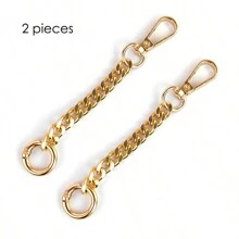 Acessórios Extensor de Corrente de Carteira de Metal, Extensor de Alça de Bolsa Transversal, Extensor de Corrente de Mini Bolsa, Hardware de Pendurar Corrente de Bolsa, Presentes para Mulheres, Corrente de Bolsa, Encantos de Bolsa