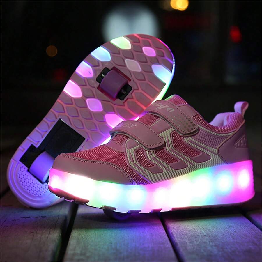 TUCANA Lot De 8 Roues Lumineuses Pour Patins à Roulettes - 32x58mm TPU Doré, Intérieur/Extérieur, Dureté 85A