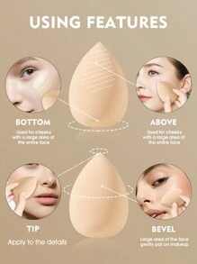 46件套专业化妆刷套装，包含柔软的合成纤维化妆刷，适用于粉底、散粉、腮红、遮瑕、修容、鼻影、眼影、眼线、眉毛、细节修饰、面部、高光等，是送给女性和女孩的理想旅行化妆刷套装礼物。 - 彩色 - 查看 9
