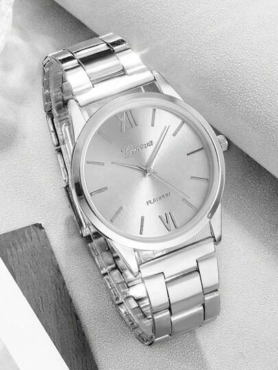 JasonRolls Watch, able Luxe Business Goud Zilver Steel Strap Alloy Material, Bracelet Set, Wear Matching, Horloge view 2