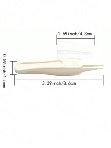 2pcs/1pc Newborn Nasal Cleaning Tweezers, Baby Earwax Remover Clip, Infant Nostril Cleaner, Nose Mucus/Booger Tweezer (Random Color) - Multicolor - View 8