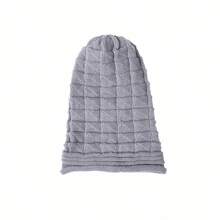2024 New Explosive Pleated Flanged Pullover Hat Women's Fall And Winter Ski Woolen Hat Europe And The United States Outdoor Knitted Hat