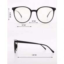 1 Paar Damen Rundbrillen im Modestil für den Alltag, Halloween