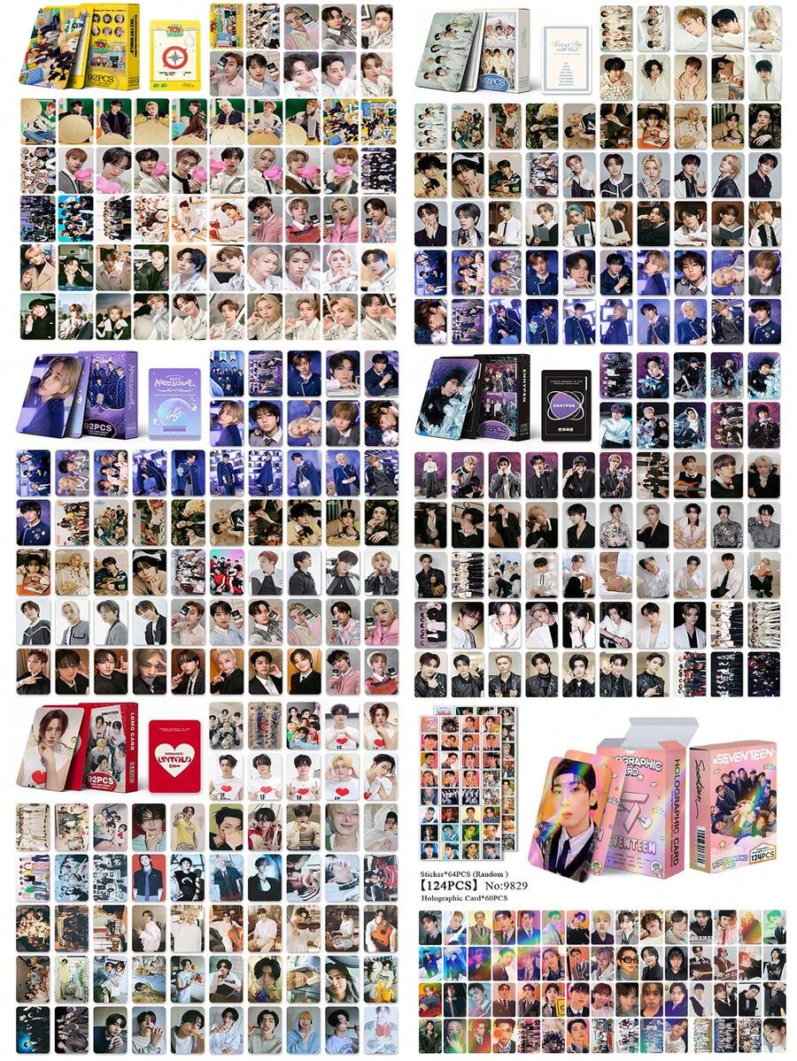 Banpresto KPOP Stray Kids/SEVENTEEN/ENHYPEN (엔하이픈) 45pcs Star Photo