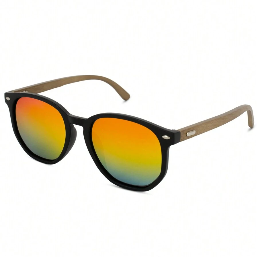 Unisex Beach  With Durable Wooden Arm UV Protection - 金色 - 查看 1