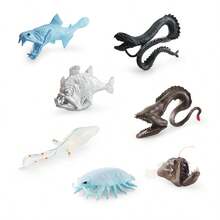 11 piezas/Conjunto de juguetes de modelo de animales marinos realistas - Multicolor - Ver 4