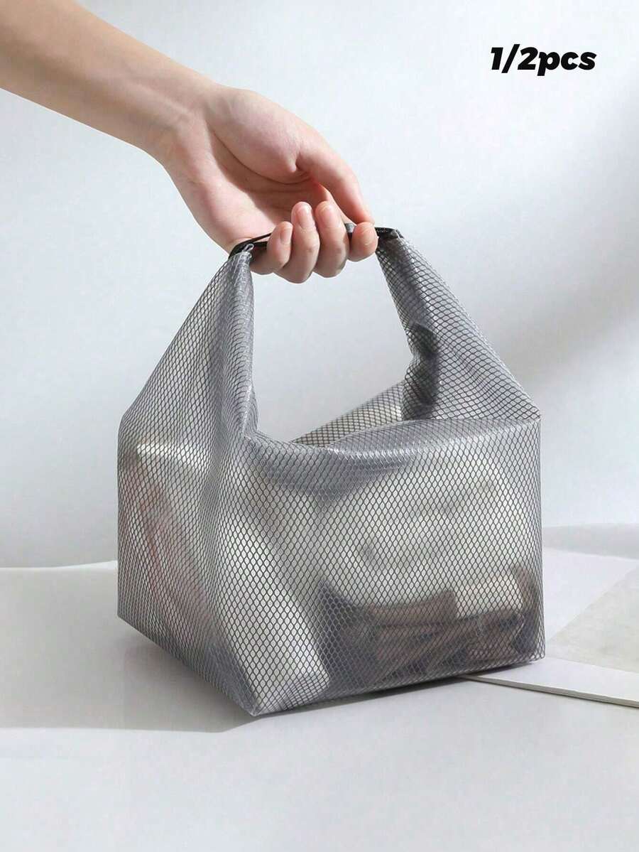 1/2 件装泳衣和毛巾湿袋，防水衣服袋，带手柄拉链牛津布干湿袋，湿衣服袋，适用于旅行健身房海滩储物收纳袋收纳袋 - 彩色 - 查看 1