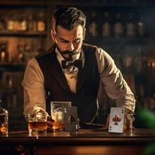 30 Stück Poker Karten Flaschenöffner Set, inklusive 10 Pik Ass Flaschenöffner, 10 Stück Organzabeutel, 10 Stück Dankeskarten, Geschenke für Trauzeugen für Hochzeit, Geburtstag, Bridal-Shower (Silber und Schwarz)