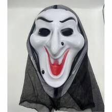 1 pieza Disfraz de Halloween Maquillaje de zombie Fiesta Guantes y máscara realista de esqueleto aterrador