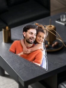 1 pezzo Accessorio personalizzato per appendere foto in auto, decorazione auto personalizzata, decorazione interna auto con foto di famiglia, accessorio personalizzato per foto in auto, decorazione interna auto, regalo foto specchio retrovisore, regalo di compleanno, regalo anniversario, regalo per coppia, regalo foto di famiglia, regalo per fidanzato/marito/papà, regalo per fidanzata/moglie/mamma