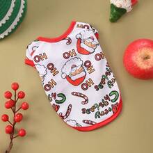 New Christmas Pet Clothes Hoodie For Cats And Small Dogs Universal Poodle Teddy Pomeranian Wear Short Style