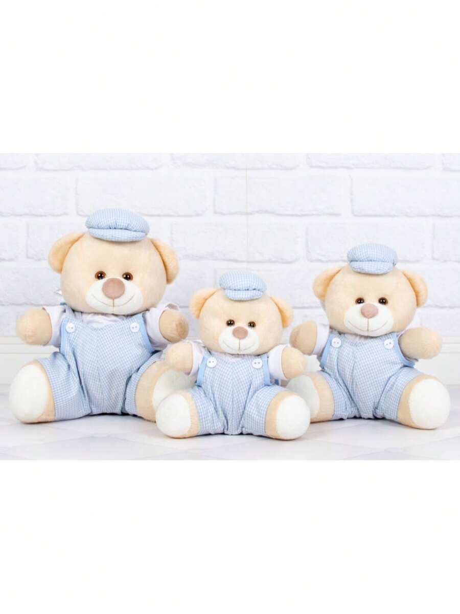 Trio Of Bears  For Niches 15/18/22 - Blue Chess - View 1