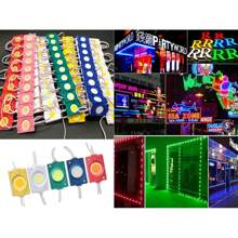 20 Módulos De 9 Led Cob Plasma Redondos Alta Intensidad 2.4w,Módulo LED D C 12V Módulo COB Módulo LED de moldeo por inyección Módulo publicitario