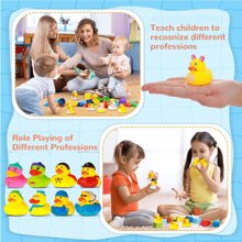 30 con vịt cao su số lượng lớn - Hoàn hảo cho việc bắt vịt, vui chơi trong giờ tắm và tiệc tùng!Vịt cao su,Vịt,Vịt cao su - Nhiều màu - Xem 5