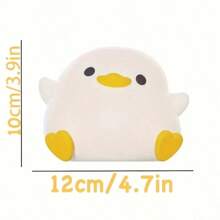 LED Night Light Cute Duck Cartoon Animals Silicone Lamp For Touch Sensor Timing USB Rechargeable For Birthday Gifts - Warm Light - View 4