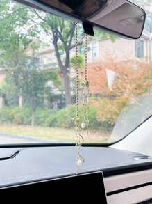 Adorno de mariposa creativo colgante para espejo retrovisor de coche