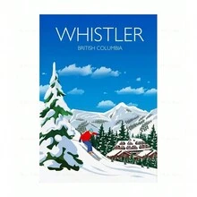 1 件布拉格巴黎东京日本巴厘岛马尔代夫爱丁堡法国里维埃拉旅行海报帆布画家居装饰卧室装饰无框 - 彩色 - 查看 28