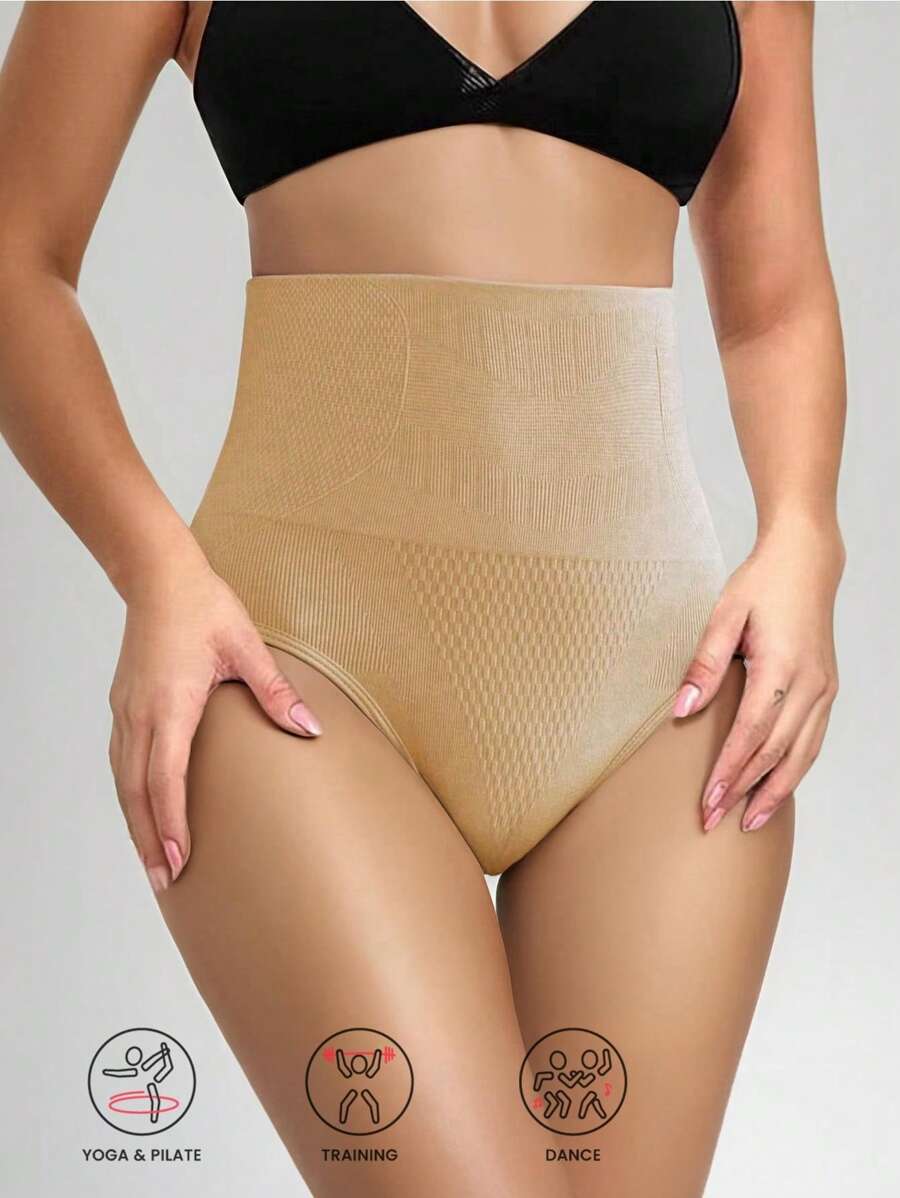 1pc High Waist Seamless Slimming Shaping Leggings - Tight Fit, Waist Cincher, Butt Lifting Shapewear, Comfortable Body Shaping, High Waist Lifting & Tummy Control