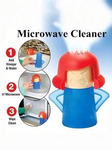 1pc Angry Mama Microwave Oven Cleaner, Spray Type Deodorant Oven Cleaning Tool, Greasy Stain Remover Cleaner Perfume Perfume Accessories,Kitchen