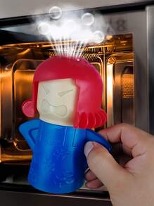 1pc Angry Mama Microwave Oven Cleaner, Spray Type Deodorant Oven Cleaning Tool, Greasy Stain Remover Cleaner Perfume Perfume Accessories,Kitchen