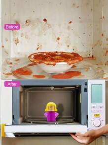 1pc Angry Mama Microwave Oven Cleaner, Spray Type Deodorant Oven Cleaning Tool, Greasy Stain Remover Cleaner Perfume Perfume Accessories,Kitchen