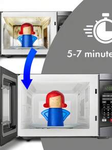 1pc Angry Mama Microwave Oven Cleaner, Spray Type Deodorant Oven Cleaning Tool, Greasy Stain Remover Cleaner Perfume Perfume Accessories,Kitchen