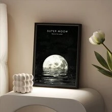 CASEGRACE 1pc LED Painting With Speakers - Enchanting Night View Of The Starry Sky, USB Charger Decorative Wall Art, Bluetooth Speaker Sound Painting With Subwoofer, Mood-Creating Light, Perfect For Bedroom, Gaming Room, Home Decoration And Gifts
