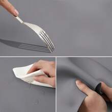 Large Leather Desk Mat Writing Mat PU Leather Desk Mat Wear-Resistant Waterproof High Temperature Leather Desk Mat Computer Keyboard Integrated Desk Mat Large Mouse Pad Laptop Gaming Table Mat High-End Desk Mat Leather Back To School Gaming Mouse Pad Desk Accessories Office Supplies Office Office Desk Accessories Mousepad Mouse Pad For Desk - Light Grey - View 4