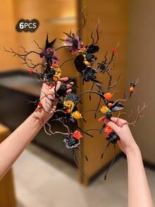 1/2pcs Kids Funny Colorful Halloween Headbands - Multicolor - View 2