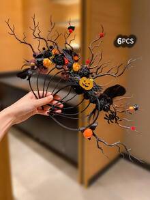 1/2pcs Kids Funny Colorful Halloween Headbands - Multicolor - View 5