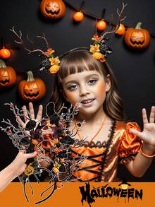 1/2pcs Kids Funny Colorful Halloween Headbands - Multicolor - View 11