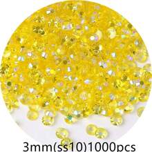 1000/500 bucăți 2mm/3mm/4mm/5mm Cristal de jeleu transparent cu spate plat, strasuri de bricolaj, strasuri de rășină în formă rotundă pentru meșteșuguri, pantofi, decor artistic, recipiente pentru machiaj, strălucire în întuneric