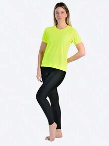 WOMEN'S FITNESS GYM T-SHIRT - Amarillo - Ver 4