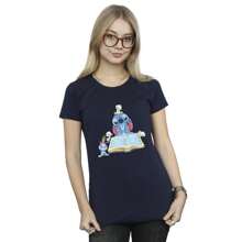 Disney Womens/Ladies Lilo & Stitch Reading A Book Cotton T-Shirt (Navy Blue) - 藍色 - 查看 2
