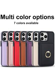 Bao da ví da PU tương thích với iPhone 16 15 14 13 12 Mini 11 Pro X XS Max XR 8 7 Plus SE 5G 2022 2020 có chức năng chặn RFID, khe đựng thẻ, túi đựng điện thoại tương thích với Samsung Galaxy S24 S23 S22 S21 FE Plus Note 20 Ultra A55 A15 A54 A14 A73 A53 A13 A52 A72 A12 A71 A51 4G 5G có giá đỡ dạng nhẫn xoay 360°, giá đỡ chân đế cho ốp lưng Pixel 8 Pro 8A 6A - Màu tím hoa cà - Xem 7