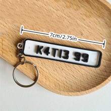 1pc Personalised Name Personalised Number Plate Keychain Just Passed New Driver Car Accessories Car Lover Custom Keyring Gift Christmas Halloween,Dawg,Engraved, ,Stainless,Colorful,Cute,Adorable,Funny,Kawaii,Y2K,Stylish,Unisex,Casual,Custom,Personalized,Unique,Customized,Ideal Gifts For Him,Ideal Gifts For Her,Her,Boyfriend,Girlfriend,Family,Friends,Children,For Anniversaries,For Birthdays,For Graduation,For Housewarming,For Weddings,Bag Charms - Multicolor - View 8
