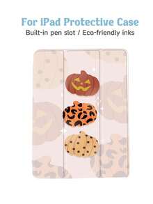3 Ốp lưng bảo vệ tương thích hình bí ngô Halloween tương thích với iPad 10.2 inch 2021/2020, iPad thế hệ thứ 9/8, Galaxy Tab A8 10.5 inch 2022, Matepad 10.4/Tab, có giá đỡ bút, Tự động ngủ/thức - Nhiều màu - Xem 5