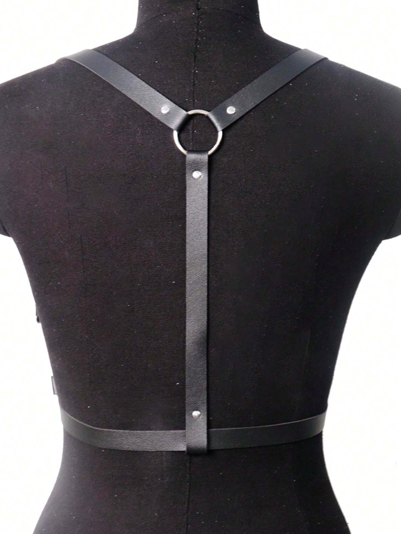 Costume Gotico Donna Harness In Pelle Per Donna – Accessorio Gotico/Punk, Regolabile – Per Costumi, Halloween, San Valentino, Feste A Tema Accessorio Costume Gotico Donna