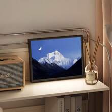 CASEGRACE 1pc LED Painting With Speakers - Enchanting Night View Of The Starry Sky, USB Charger Decorative Wall Art, Bluetooth Speaker Sound Painting With Subwoofer, Mood-Creating Light, Perfect For Bedroom, Gaming Room, Home Decoration And Gifts