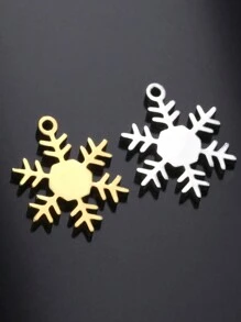 5 cái/gói Bùa Giáng sinh bằng thép không gỉ dùng làm đồ trang sức, vòng cổ, vòng tay, hoa tai thủ công DIY - loạt phim giáng sinh - Xem 8