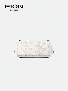 FION 3Pcs Set Large Capacity Totes Bags,Clutch Hangbags Crossbody Top Handle Bag With Removable Inner Wallet Bag Small Coin Purse For Women Lady FAAFJMZ001 - White - View 7