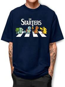 The Starters Printed Shirt - 藏蓝色 - 查看 2