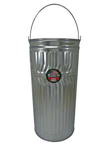 Balde con inserto de hoja galvanizada de 20 galones (75,7 litros) de Behrens 1211UGL - Multicolor - Ver 1