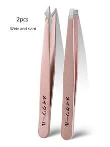 Professional Stainless Steel Tweezers For Eyebrows - Great Precision For Facial Hair, Splinter And Ingrown Hair Removal,Giveaways,Travel,Cheap Stuff,Travel Essential - Baby Pink - View 8