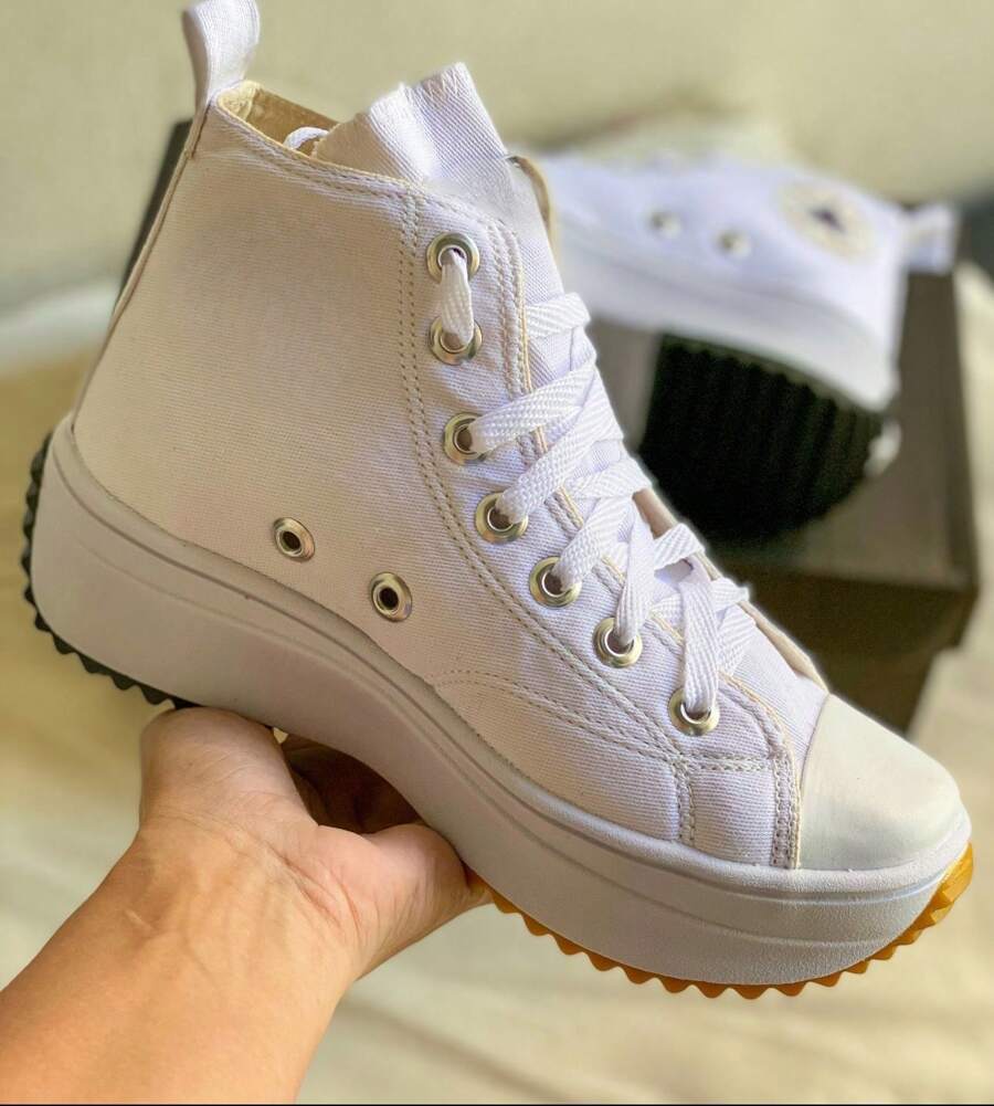 Star Platform Ankle Boots, Casual, Stylish, Lightweight And Comfortable - 白色 - 查看 1
