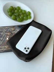 时尚百搭大容量休闲简约单肩手提包 - 咖啡棕 - 查看 5