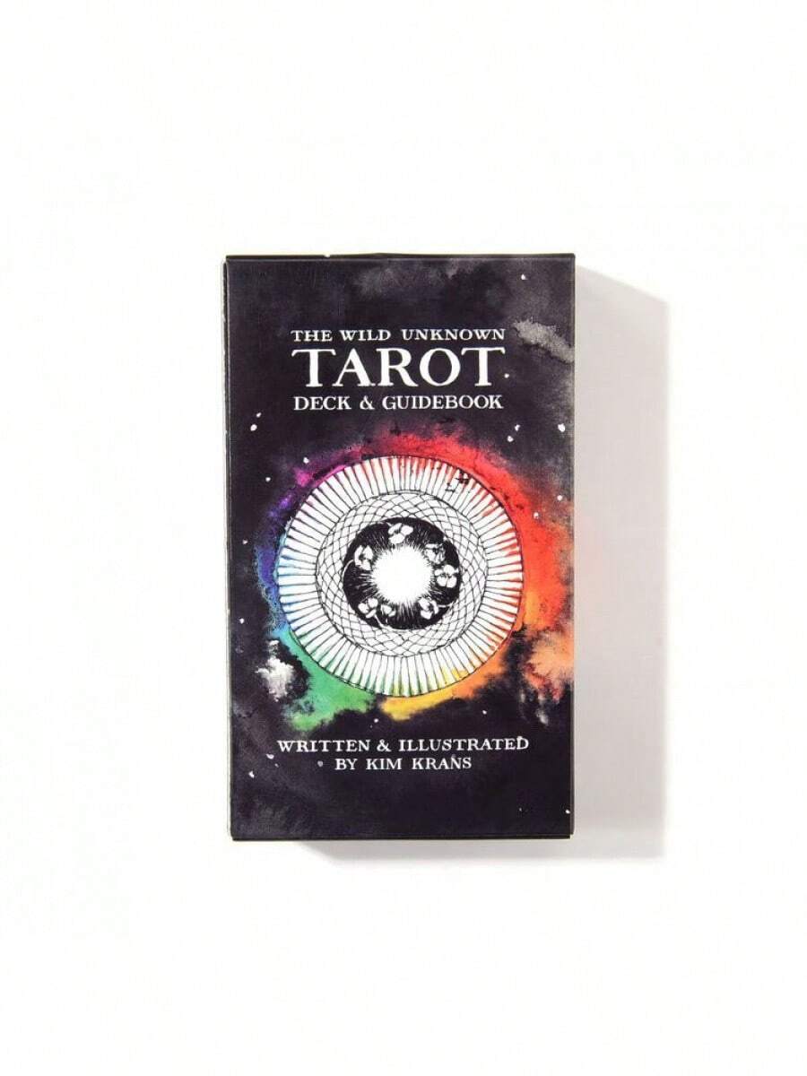 Tarot Mandala Azul Brillante – Baraja De 78 Cartas Con Lámina Metálica Y Guía En Inglés – Místico Y Moderno